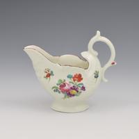 Early Derby Porcelain Dolphin Ewer Cream Jug / Boat c.1760 (1 of 10)
