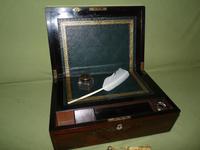 Fine Quality Inlaid Rosewood Writing Box c.1870 (11 of 11) Fine Quality Inlaid Rosewood Writing Box c.1870 (11 of 11)