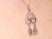 2.39ct Diamond & 9ct Yellow Gold Pendant - Antique c.1900 (11 of 12) 2.39ct Diamond & 9ct Yellow Gold Pendant - Antique c.1900 (11 of 12)