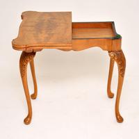 Antique Queen Anne Style Burr Walnut Card Table (3 of 11) Antique Queen Anne Style Burr Walnut Card Table (3 of 11)