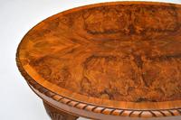 Antique Burr Walnut Oval Coffee Table (6 of 8) Antique Burr Walnut Oval Coffee Table (6 of 8)
