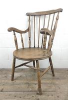 Early 20th Century Antique Beech Penny Seat Armchair (10 of 10) Early 20th Century Antique Beech Penny Seat Armchair (10 of 10)