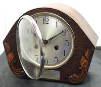 1930s Kienzle Art Deco Carved Case 8 Day Striking Mantel Clock (8 of 10) 1930s Kienzle Art Deco Carved Case 8 Day Striking Mantel Clock (8 of 10)