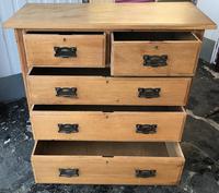 Arts And Crafts Glasgow Style antique 2 over 3 Chest of Drawers in Blond Oak (4 of 8) Arts And Crafts Glasgow Style antique 2 over 3 Chest of Drawers in Blond Oak (4 of 8)