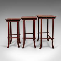 Antique Nest of 3 Occasional Side Tables, Oriental, Japanned, Victorian c.1900 (7 of 12) Antique Nest of 3 Occasional Side Tables, Oriental, Japanned, Victorian c.1900 (7 of 12)