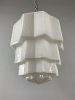Large Art Deco Skyscraper Ceiling Light, Shade, Rewired (4 of 10) Large Art Deco Skyscraper Ceiling Light, Shade, Rewired (4 of 10)