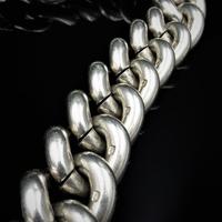 Vintage Heavy Chunky Heart Padlock Sterling Silver Curb Bracelet (4 of 10) Vintage Heavy Chunky Heart Padlock Sterling Silver Curb Bracelet (4 of 10)