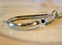Vintage Pocket Watch Chain 1970s Long Silver Chrome Snake Link Albert & Belt Clip (6 of 10) Vintage Pocket Watch Chain 1970s Long Silver Chrome Snake Link Albert & Belt Clip (6 of 10)