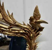 Large Elaborate French Rococo Gilt Console Mirror Decorated with Leaves & Birds (6 of 8) Large Elaborate French Rococo Gilt Console Mirror Decorated with Leaves & Birds (6 of 8)
