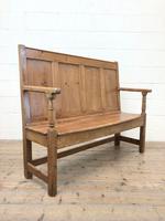 19th Century Pembrokeshire Pine Settle (6 of 8) 19th Century Pembrokeshire Pine Settle (6 of 8)