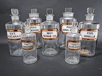 Set of 9 Apothecary Jars (5 of 7) Set of 9 Apothecary Jars (5 of 7)