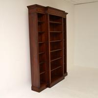 Antique Sheraton Style Inlaid Mahogany Open Bookcase (2 of 11) Antique Sheraton Style Inlaid Mahogany Open Bookcase (2 of 11)