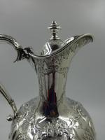 Fine Antique Victorian Silver Wine Jug. Birmingham 1859. (6 of 10) Fine Antique Victorian Silver Wine Jug. Birmingham 1859. (6 of 10)