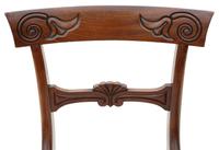 Set of 6 (4 +2) Regency Cuban Mahogany Dining Chairs 19th Century C1825 (6 of 15) Set of 6 (4 +2) Regency Cuban Mahogany Dining Chairs 19th Century C1825 (6 of 15)