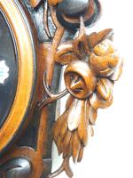 Rare Antique French Carved Dial Wall Clock 8 Day Movement Dial Black Forest Design (2 of 10) Rare Antique French Carved Dial Wall Clock 8 Day Movement Dial Black Forest Design (2 of 10)