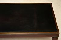 Antique Mahogany & Leather Campaign Style Coffee Table (8 of 9) Antique Mahogany & Leather Campaign Style Coffee Table (8 of 9)