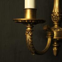 French Pair Of Gilded Brass Antique Wall Lights (4 of 10) French Pair Of Gilded Brass Antique Wall Lights (4 of 10)