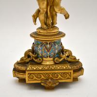 Pair of Antique French Victorian Gilt Bronze Champlevé Candelabra (6 of 12) Pair of Antique French Victorian Gilt Bronze Champlevé Candelabra (6 of 12)