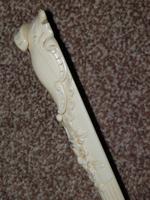 Antique Intricately Carved Floral Ivory Ladies Dress Cane - 92cm (15 of 18) Antique Intricately Carved Floral Ivory Ladies Dress Cane - 92cm (15 of 18)