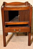 18th Century Mahogany Commode Bedside Cabinet (4 of 5) 18th Century Mahogany Commode Bedside Cabinet (4 of 5)