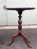 Pair of Antique Mahogany Tripod Wine Tables (3 of 8) Pair of Antique Mahogany Tripod Wine Tables (3 of 8)