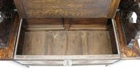 Early 20th C Carved Oak Monks Bench (7 of 16) Early 20th C Carved Oak Monks Bench (7 of 16)