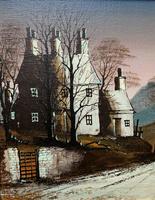 Ronald Folland Original Signed Winter Hamlet Landscape Oil Painting (5 of 12) Ronald Folland Original Signed Winter Hamlet Landscape Oil Painting (5 of 12)