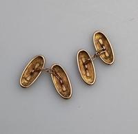 Boxed Pair of 9ct Gold Engraved Cufflinks c.1916 (5 of 8) Boxed Pair of 9ct Gold Engraved Cufflinks c.1916 (5 of 8)