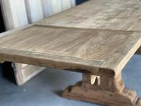 Superb Rustic Large Bleached Oak Farmhouse Table with Extensions (34 of 36) Superb Rustic Large Bleached Oak Farmhouse Table with Extensions (34 of 36)