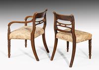 Set of Seven Regency Period Mahogany Framed Chairs (2 of 5) Set of Seven Regency Period Mahogany Framed Chairs (2 of 5)