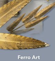 Spanish Ferro Art Gilt Palm Ceiling Light (6 of 11) Spanish Ferro Art Gilt Palm Ceiling Light (6 of 11)