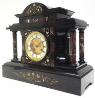 Amazing Mappin & Webb French Slate & Marble Mantel Clock 8 Day Striking Mantle Clock (7 of 10) Amazing Mappin & Webb French Slate & Marble Mantel Clock 8 Day Striking Mantle Clock (7 of 10)