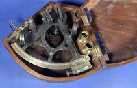 Victorian Brass Sextant In It’s Original Mahogany Box. (2 of 18) Victorian Brass Sextant In It’s Original Mahogany Box. (2 of 18)