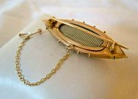 Victorian 9ct Brooch Antique Rose & Yellow Gold Secret Locket & Safety Chain (3 of 9) Victorian 9ct Brooch Antique Rose & Yellow Gold Secret Locket & Safety Chain (3 of 9)