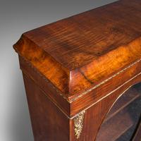 Antique Display Bookcase, English, Walnut, Boxwood, Empire, Cabinet, Regency (8 of 12) Antique Display Bookcase, English, Walnut, Boxwood, Empire, Cabinet, Regency (8 of 12)