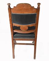 Set of 8 Farmhouse Dining Chairs English Oak Rustic (9 of 9) Set of 8 Farmhouse Dining Chairs English Oak Rustic (9 of 9)