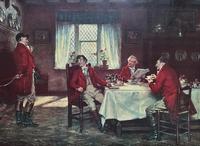 ''The Huntsmen Meet'' Wonderful Large Vintage 18th Century Style Print on Board Picture (3 of 12) ''The Huntsmen Meet'' Wonderful Large Vintage 18th Century Style Print on Board Picture (3 of 12)