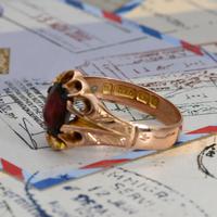 The Antique Edwardian 1904 Rose Gold Garnet Ring (4 of 6) The Antique Edwardian 1904 Rose Gold Garnet Ring (4 of 6)
