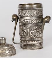 Chinese Pair of Qing Silver Metal Handled Lidded Containers (11 of 22) Chinese Pair of Qing Silver Metal Handled Lidded Containers (11 of 22)
