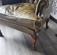 Pair of Leather Wing Chairs (7 of 10) Pair of Leather Wing Chairs (7 of 10)