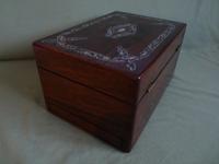 Inlaid Rosewood Jewellery Box c.1845 (8 of 10) Inlaid Rosewood Jewellery Box c.1845 (8 of 10)