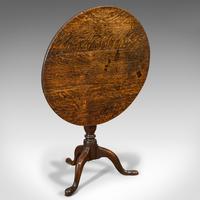 Antique Circular Table, English, Oak, Folding, Side, Occasional, Georgian, 1780 (7 of 9) Antique Circular Table, English, Oak, Folding, Side, Occasional, Georgian, 1780 (7 of 9)
