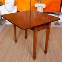 Writing Table 19th Century Flamed Mahogany Folding Card Console Table (9 of 12) Writing Table 19th Century Flamed Mahogany Folding Card Console Table (9 of 12)