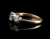 Vintage Art Deco Zircon and diamond ring, 18ct gold and platinum (11 of 12) Vintage Art Deco Zircon and diamond ring, 18ct gold and platinum (11 of 12)