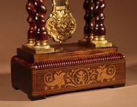 Original Antique Inlaid French Portico Clock c.1870 (2 of 8) Original Antique Inlaid French Portico Clock c.1870 (2 of 8)