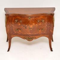 Antique French Inlaid Marquetry Bombe Chest (9 of 11) Antique French Inlaid Marquetry Bombe Chest (9 of 11)