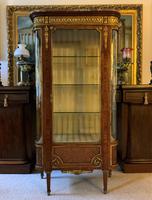 Exceptional 19th Century French Kingwood Parquetry Gilt Metal Vitrine Display Cabinet (4 of 17) Exceptional 19th Century French Kingwood Parquetry Gilt Metal Vitrine Display Cabinet (4 of 17)
