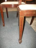 Pair of Shield Back Inlaid Mahogany Chairs (4 of 4) Pair of Shield Back Inlaid Mahogany Chairs (4 of 4)