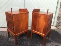 Unusual Pair of Walnut Bedside Cabinet (5 of 13) Unusual Pair of Walnut Bedside Cabinet (5 of 13)