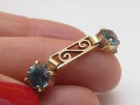 9ct Gold And Blue Zircon Bracelet (4 of 6) 9ct Gold And Blue Zircon Bracelet (4 of 6)